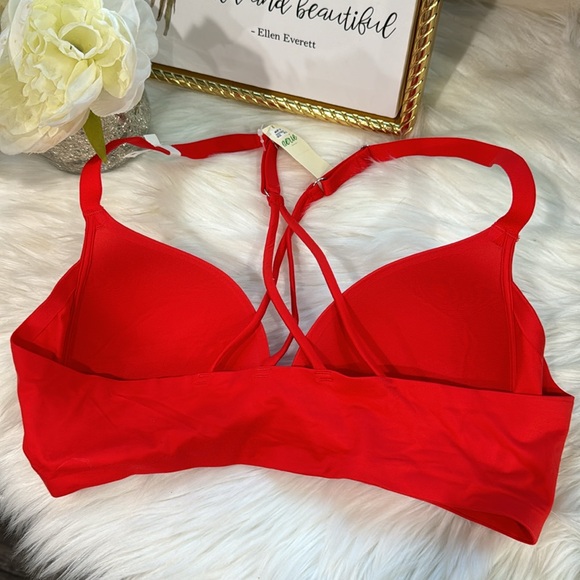 ❤️AERIE REAL SUNNIE WIRELESS LIGHTLY LINED STRAPPY BRA - Picture 7 of 9